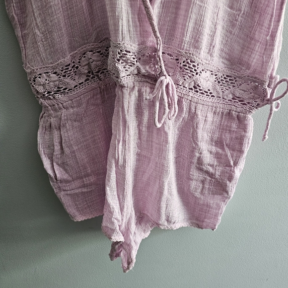 O'neill Saltwater Lavender Coverup Romper XL - Picture 5 of 9